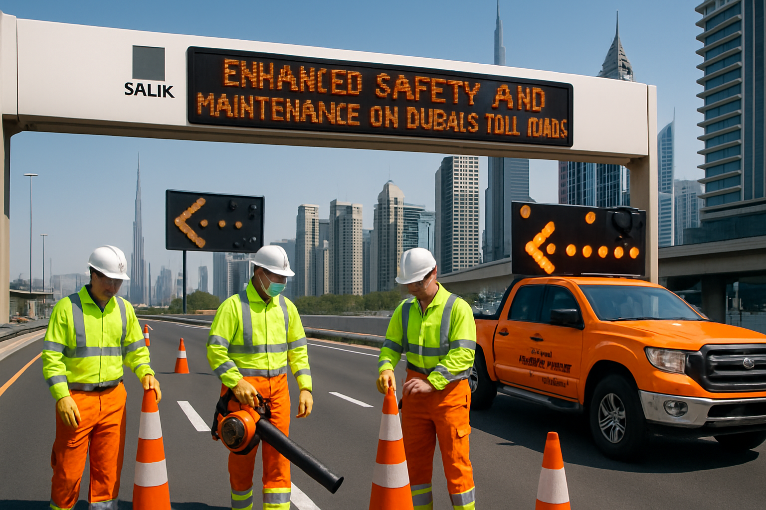 Enhanced safety and maintenance on Dubai's toll roads